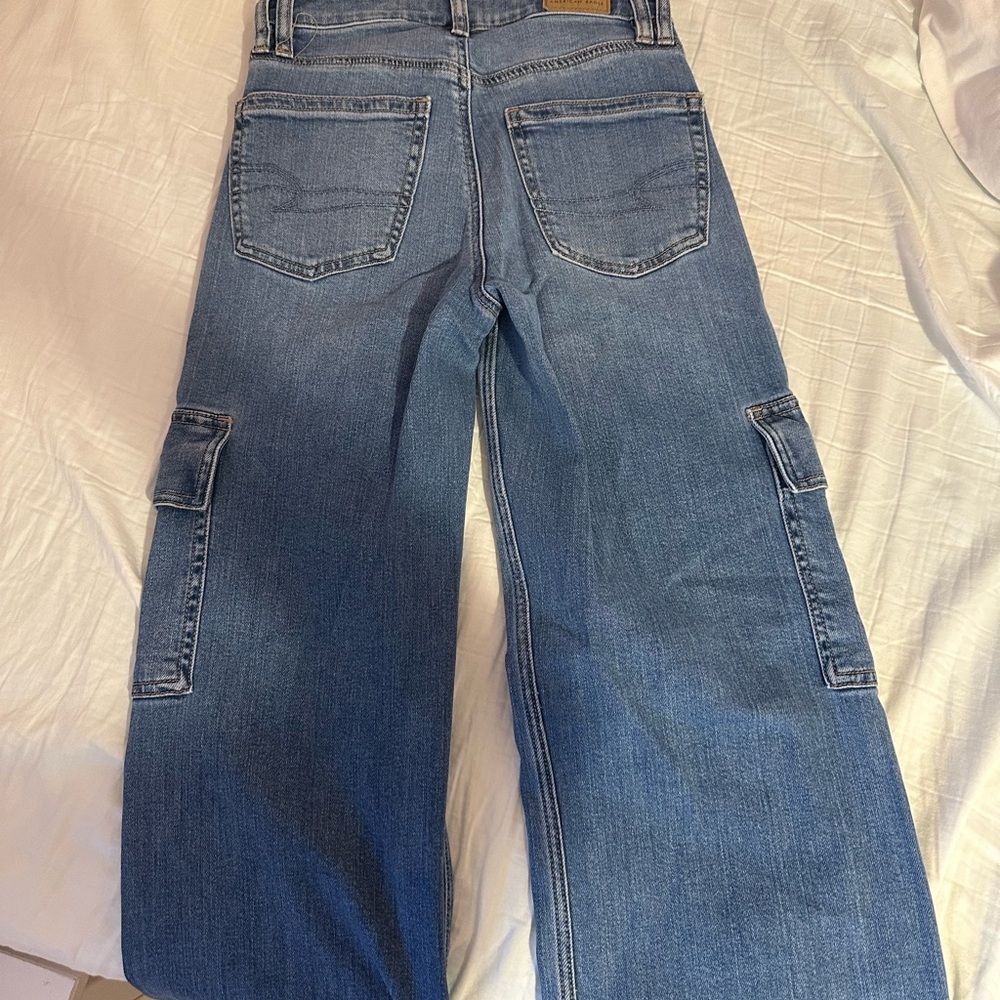American Eagle Outfitters Blue Straight Leg Jeans